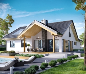 Nhà vườn có hồ bơi
