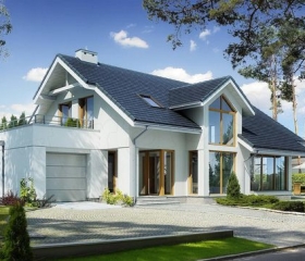 Nhà vườn cấp 4 gác lửng